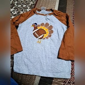3/4T Thanksgiving Football shirt